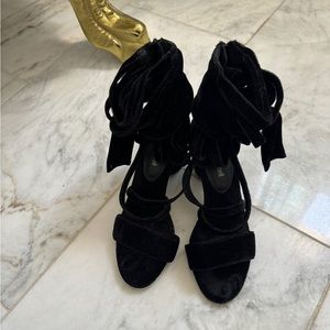 Jeffrey Campbell velvet heels